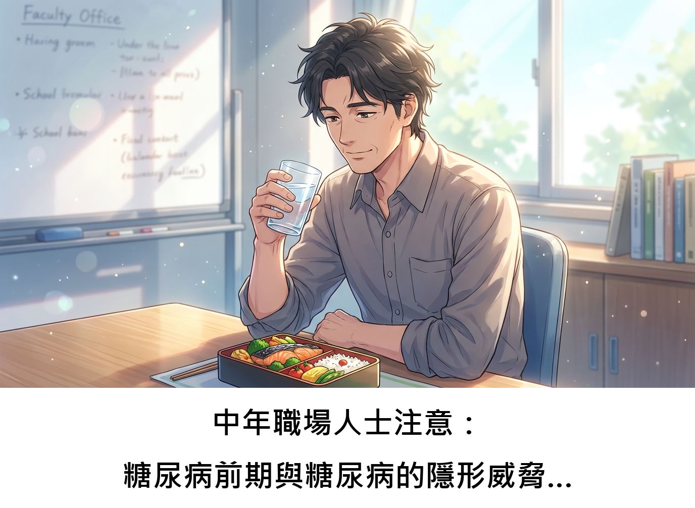 中年職場人士注意：糖尿病前期與糖尿病的隱形威脅，教育界健康報告怎麼說？