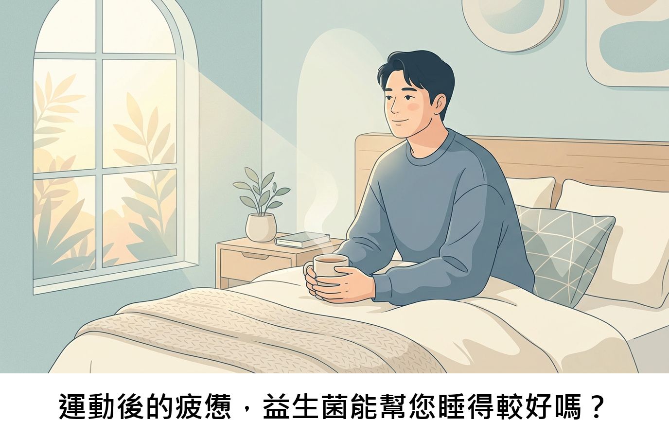 運動後的疲憊,益生菌能幫您睡得較好嗎?