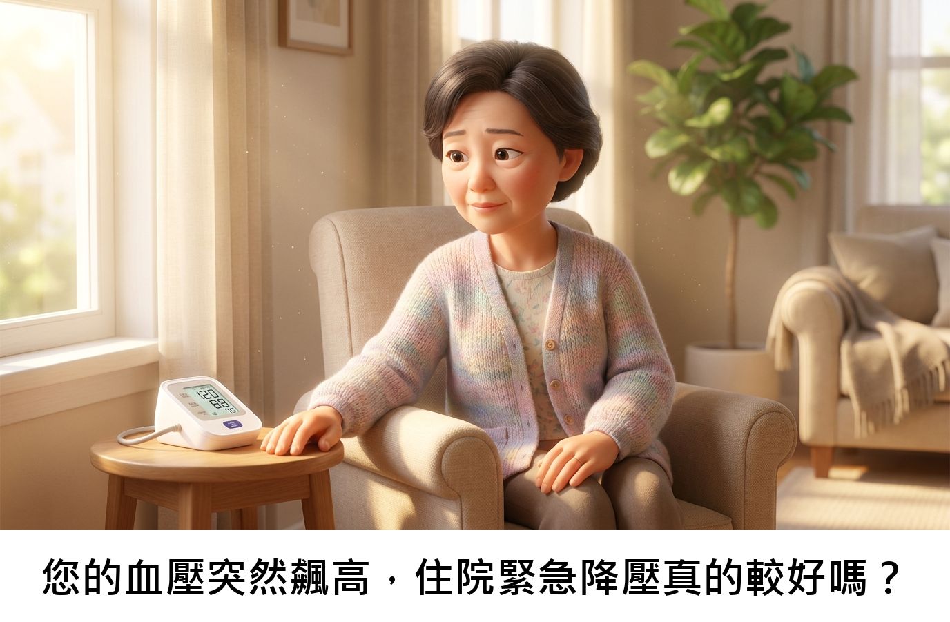 您的血壓突然飆高,住院緊急降壓真的較好嗎?