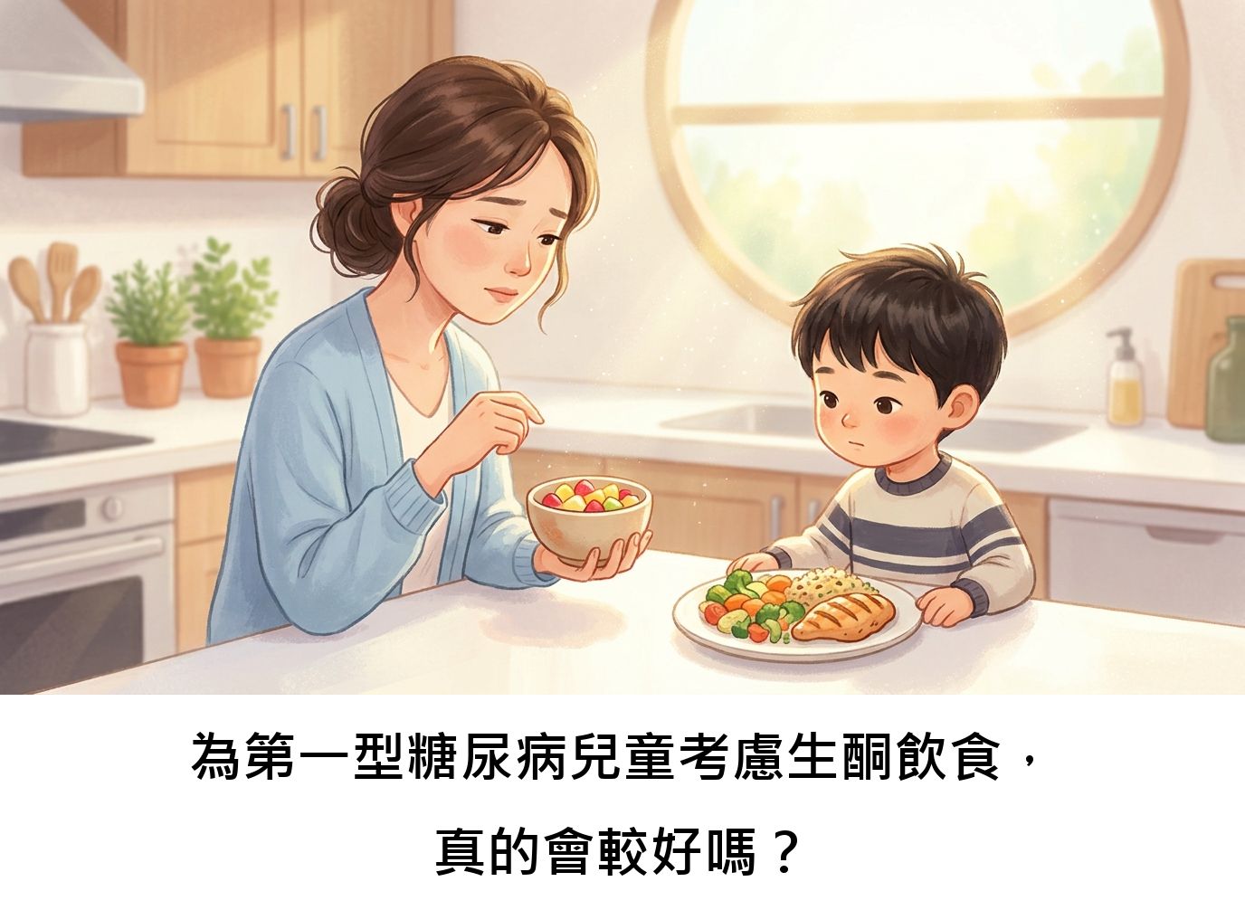 為第一型糖尿病兒童考慮生酮飲食，真的會較好嗎？