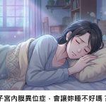 子宮內膜異位症，會讓妳睡不好嗎？