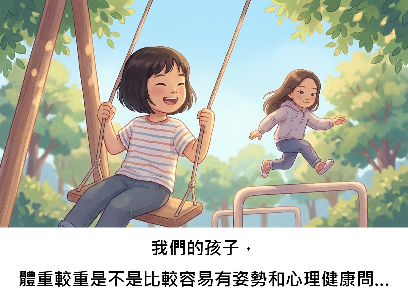 我們的孩子，體重較重是不是比較容易有姿勢和心理健康問題？