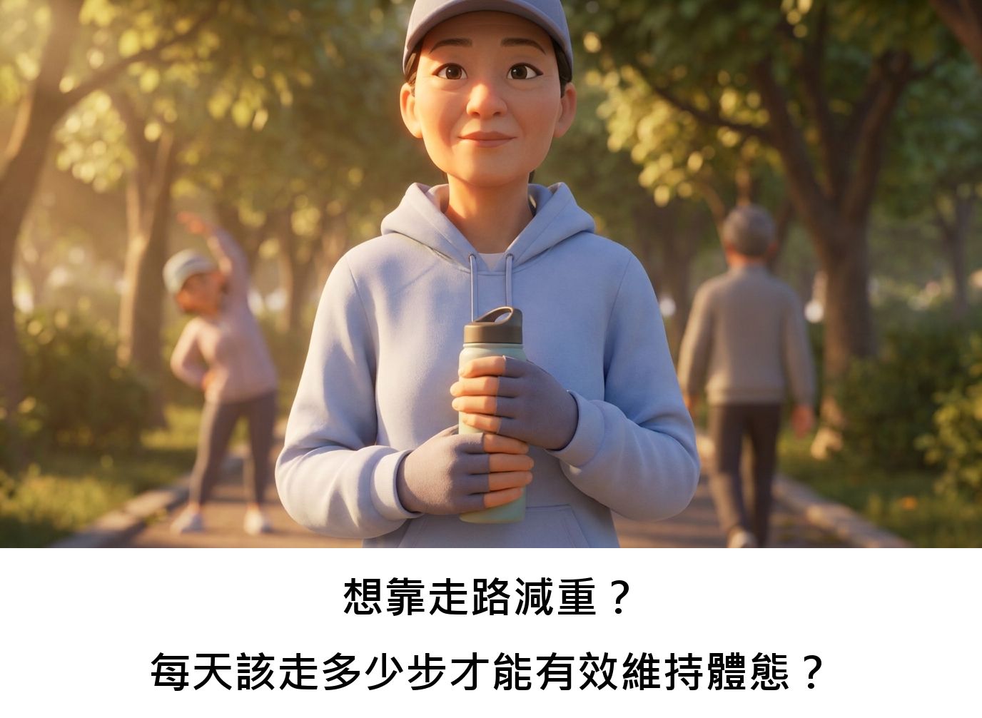 想靠走路減重？每天該走多少步才能有效維持體態？