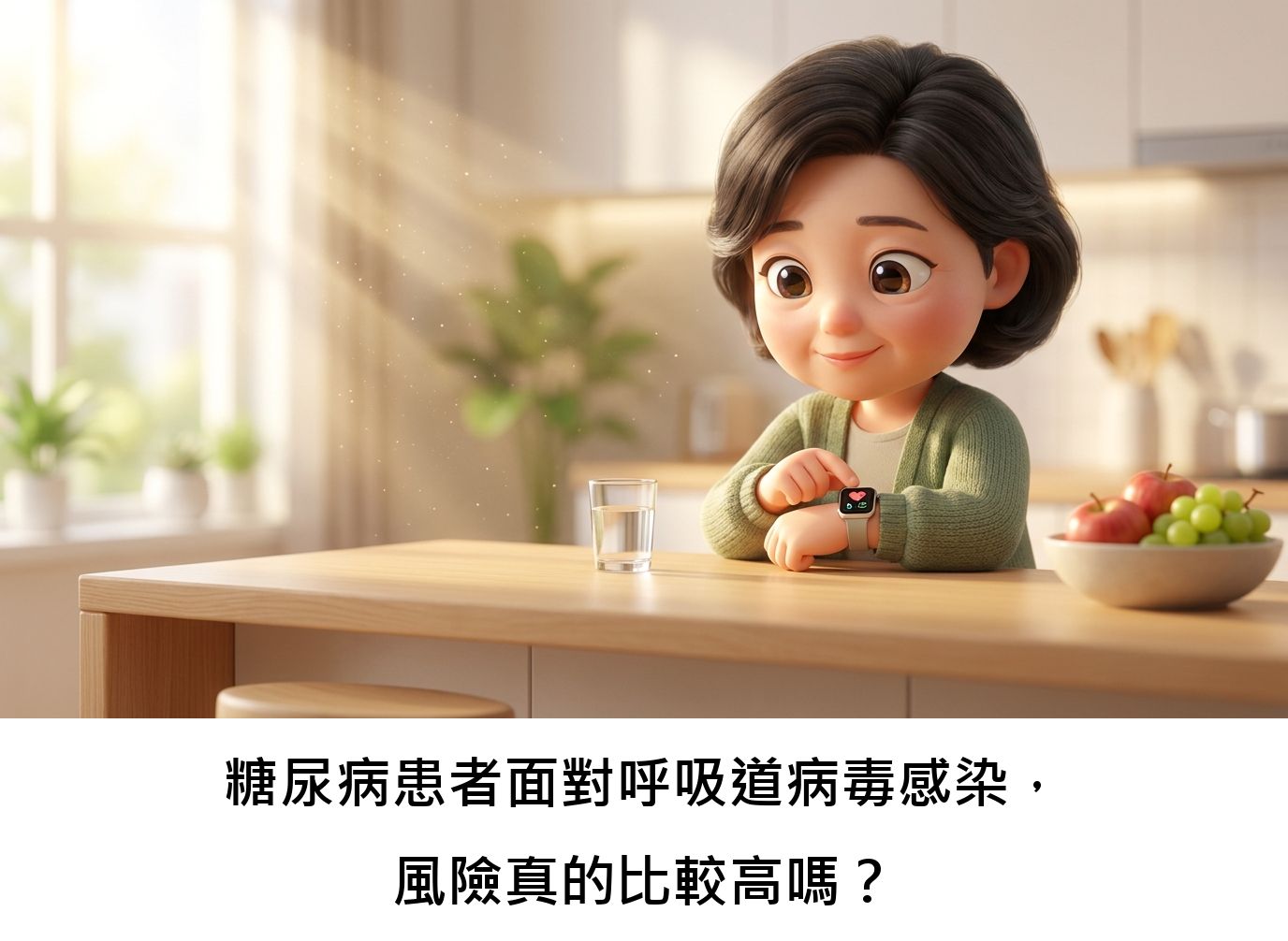 糖尿病患者面對呼吸道病毒感染，風險真的比較高嗎？