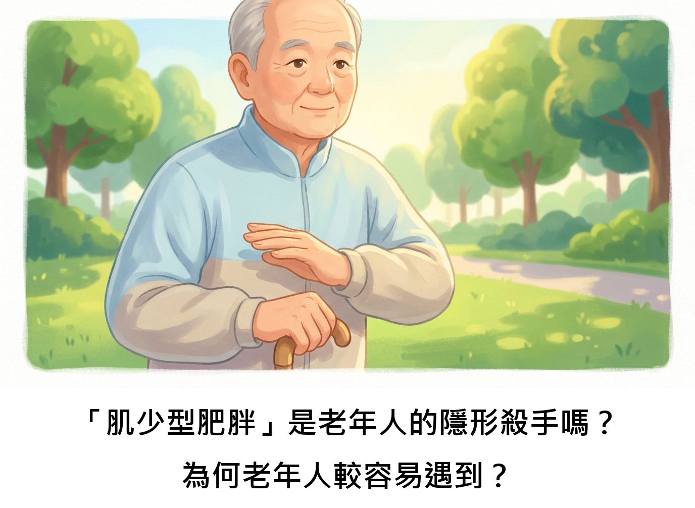 「肌少型肥胖」是老年人的隱形殺手嗎？為何老年人較容易遇到？