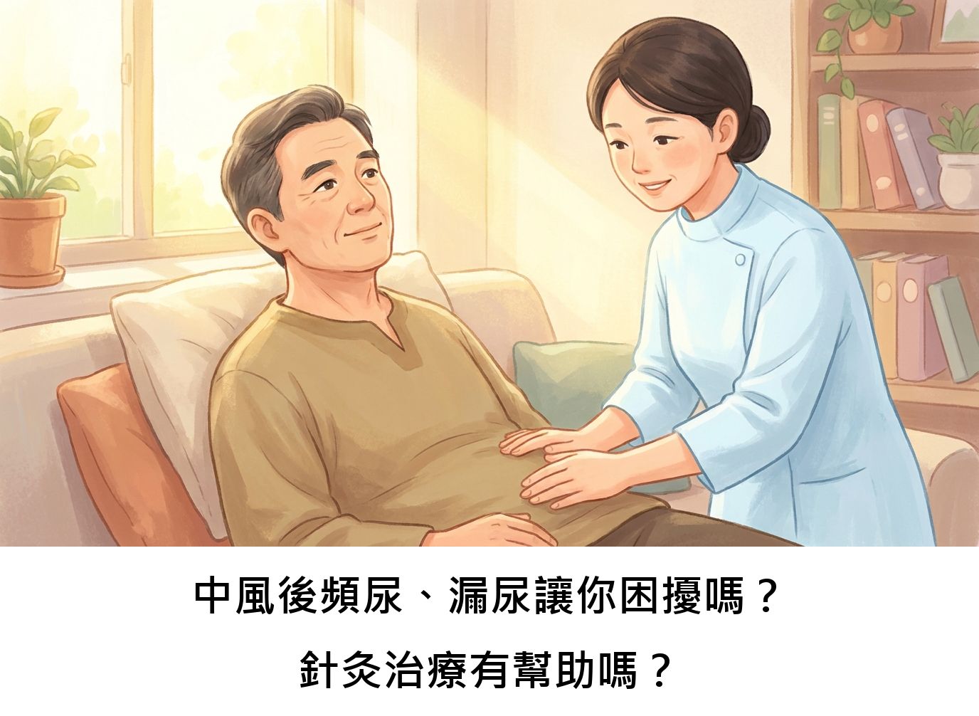 中風後頻尿、漏尿讓你困擾嗎？針灸治療有幫助嗎？