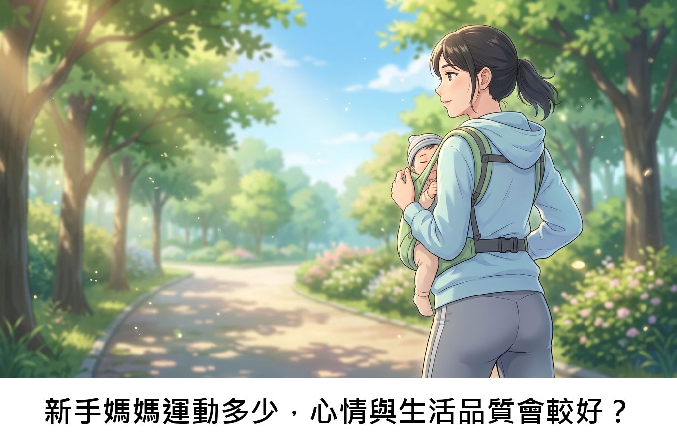 新手媽媽運動多少，心情與生活品質會較好？