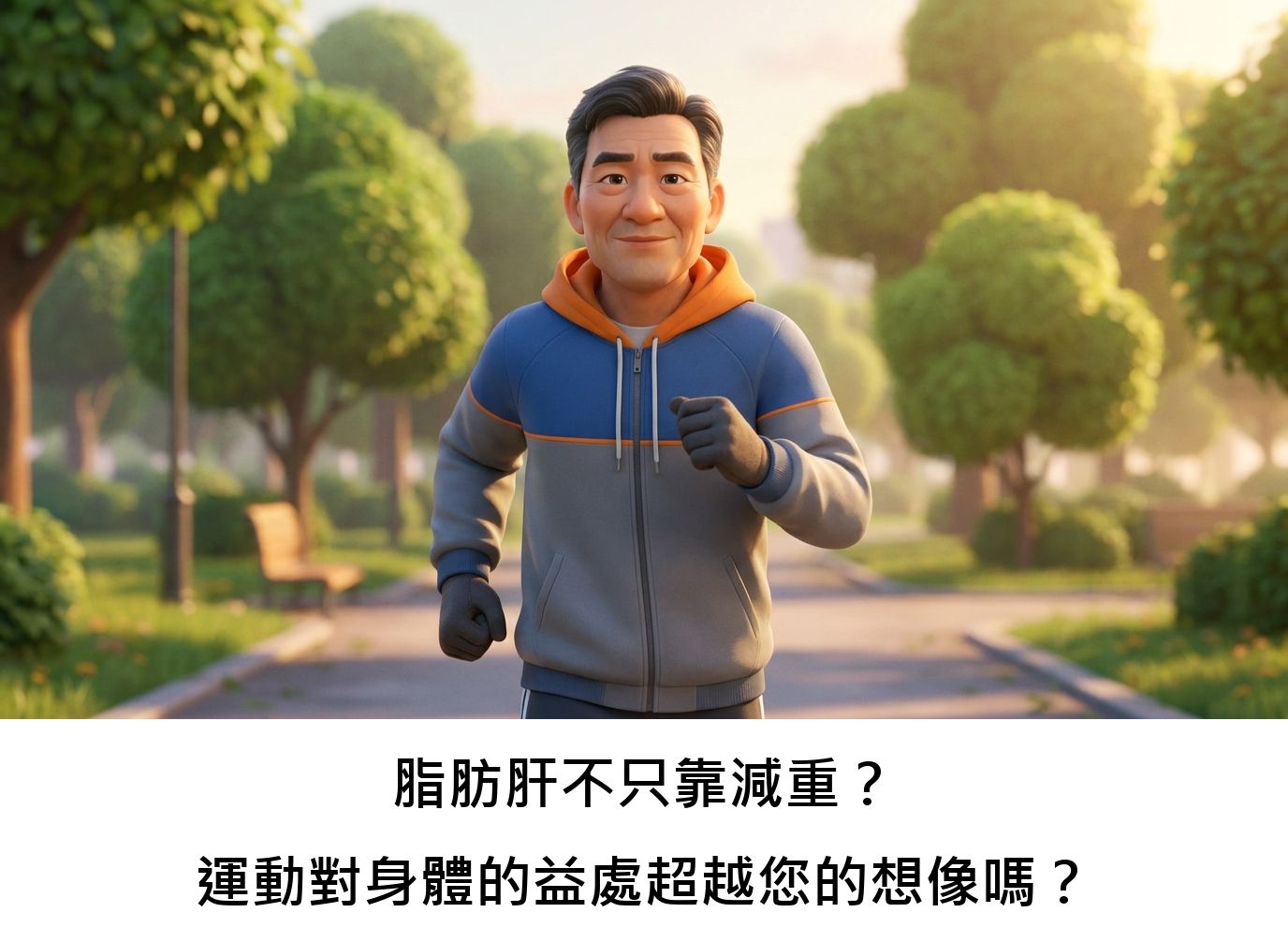 脂肪肝不只靠減重？運動對身體的益處超越您的想像嗎？