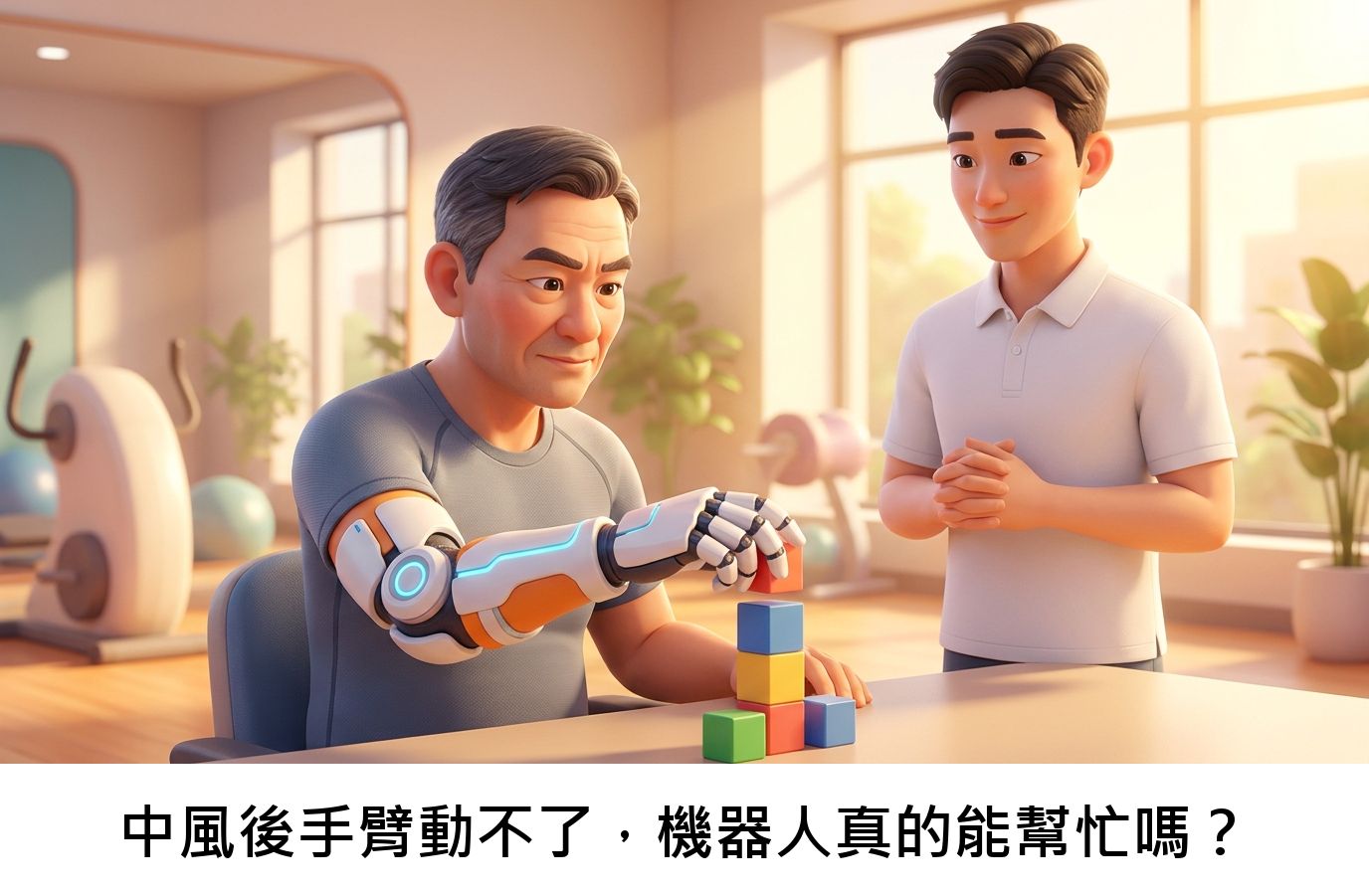 中風後手臂動不了,機器人真的能幫忙嗎?