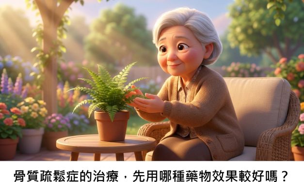 骨質疏鬆症的治療，先用哪種藥物效果較好嗎？