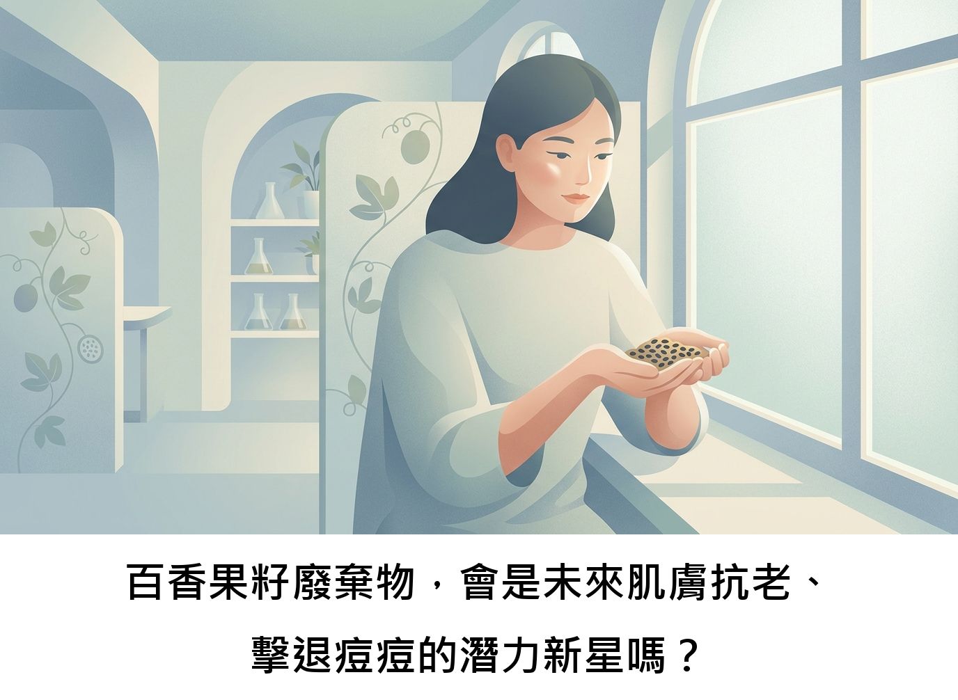百香果籽廢棄物,會是未來肌膚抗老、擊退痘痘的潛力新星嗎?