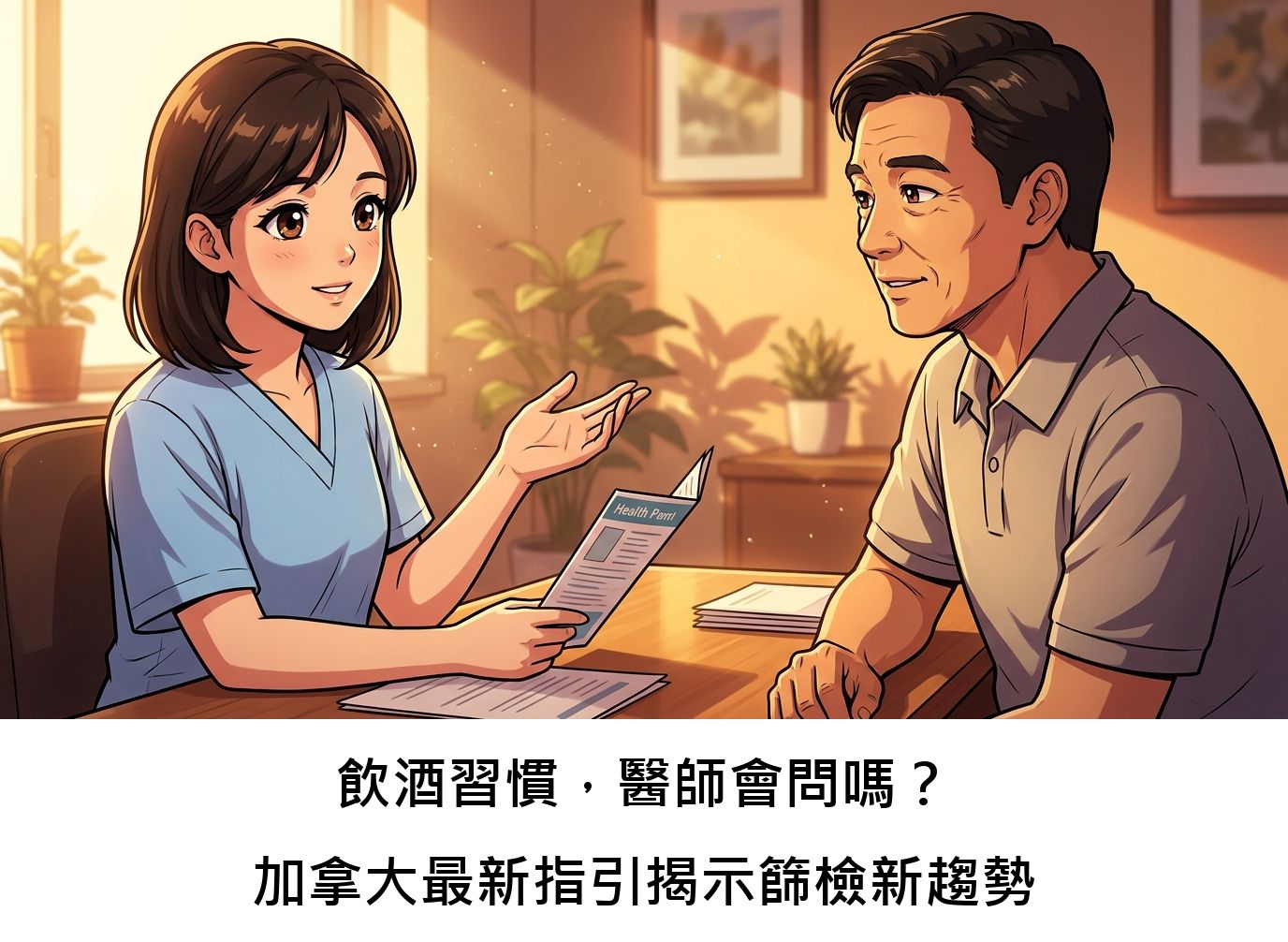 飲酒習慣，醫師會問嗎？加拿大最新指引揭示篩檢新趨勢