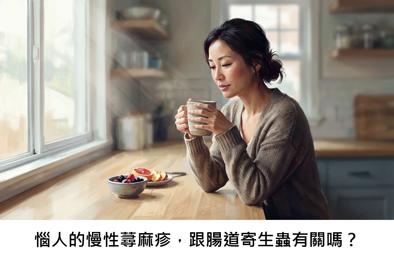 惱人的慢性蕁麻疹，跟腸道寄生蟲有關嗎？