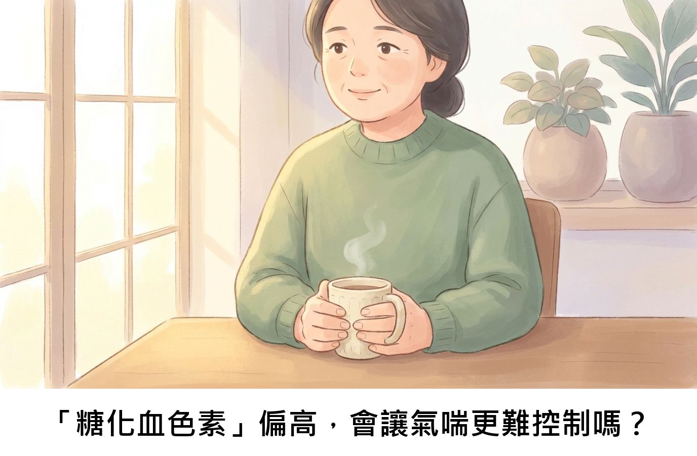 「糖化血色素」偏高，會讓氣喘更難控制嗎？