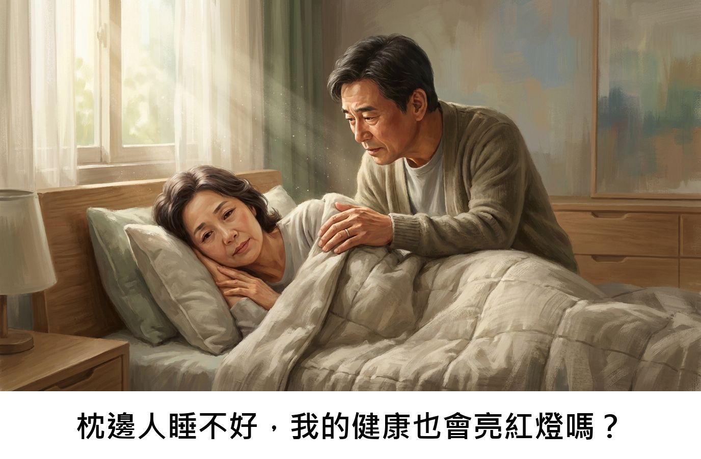 枕邊人睡不好，我的健康也會亮紅燈嗎？