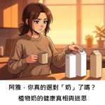 阿雅，你真的選對「奶」了嗎？植物奶的健康真相與迷思