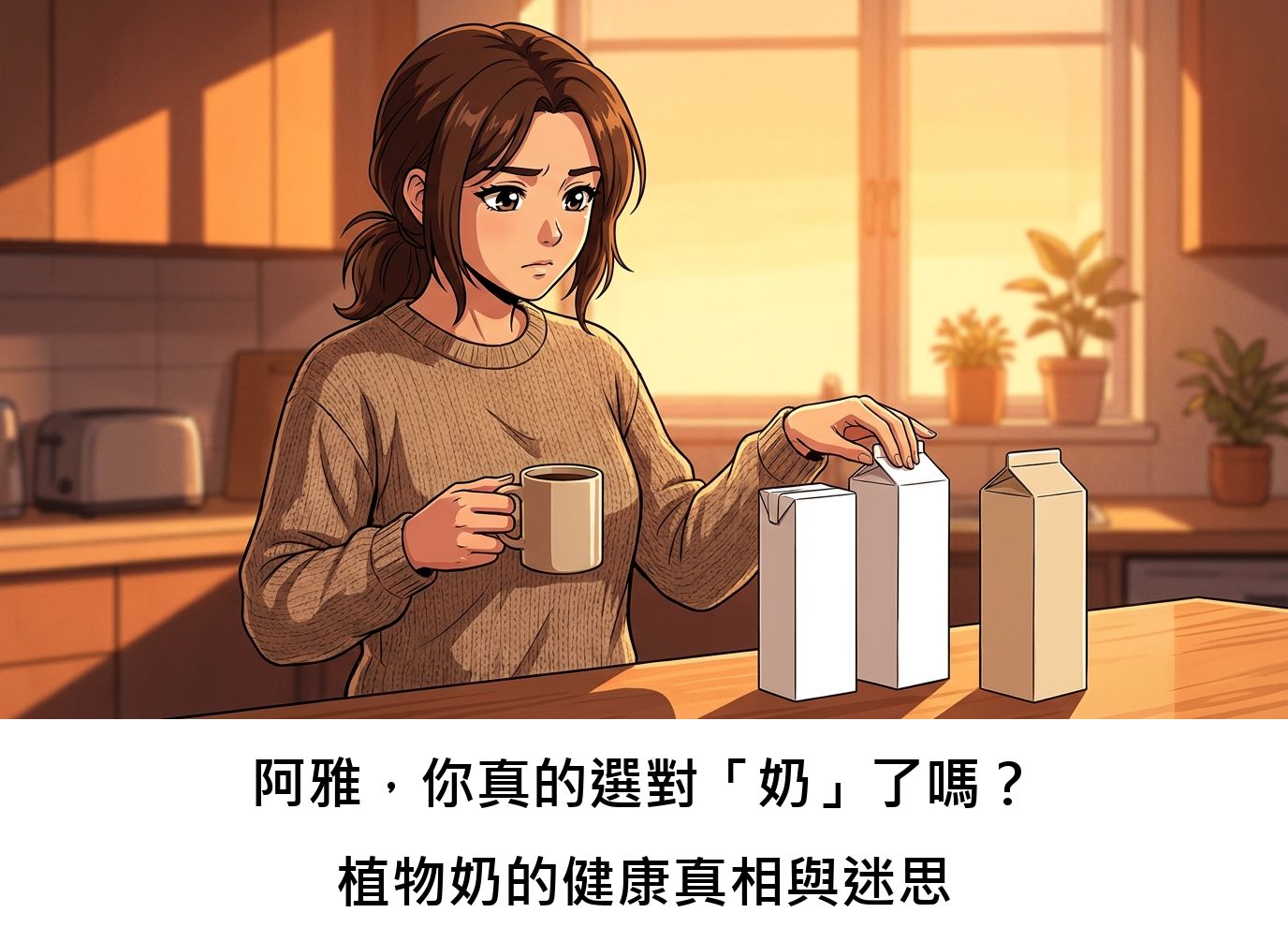 阿雅，你真的選對「奶」了嗎？植物奶的健康真相與迷思