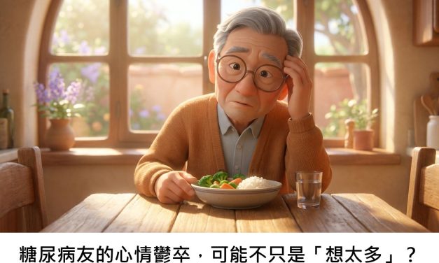 糖尿病友的心情鬱卒，可能不只是「想太多」？