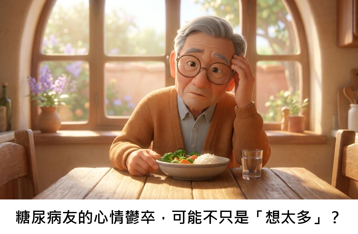 糖尿病友的心情鬱卒，可能不只是「想太多」？