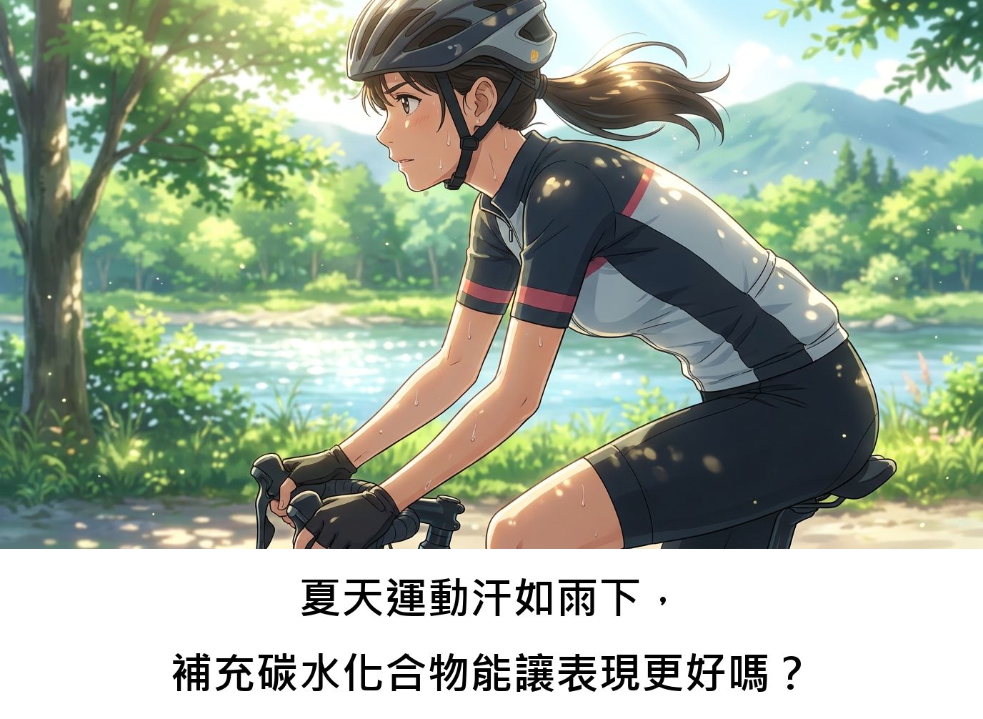 夏天運動汗如雨下，補充碳水化合物能讓表現更好嗎？