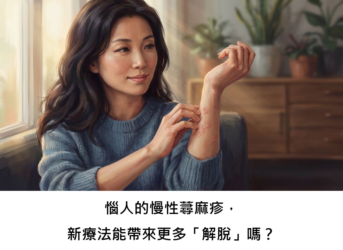 惱人的慢性蕁麻疹，新療法能帶來更多「解脫」嗎？