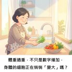 體重過重，不只是數字增加，身體的細胞正在悄悄「變大」嗎？