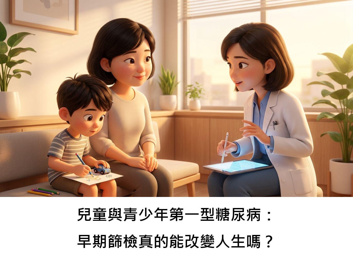 兒童與青少年第一型糖尿病:早期篩檢真的能改變人生嗎?