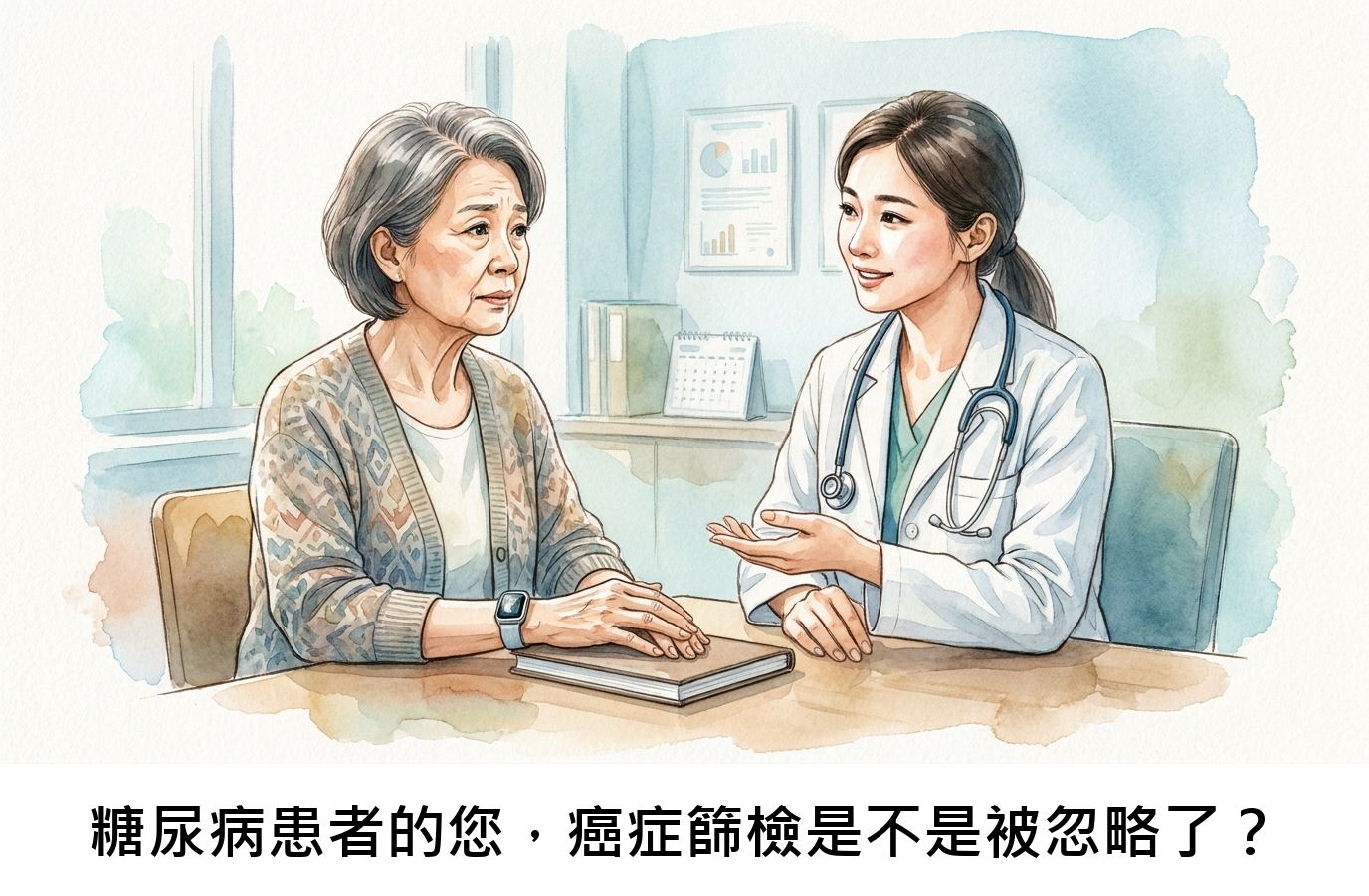 糖尿病患者的您,癌症篩檢是不是被忽略了?