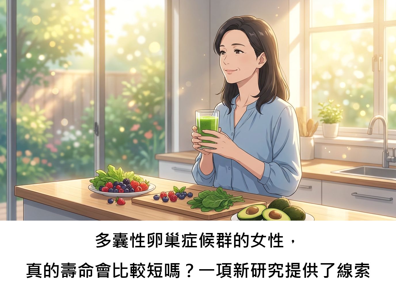 多囊性卵巢症候群的女性,真的壽命會比較短嗎?一項新研究提供了線索