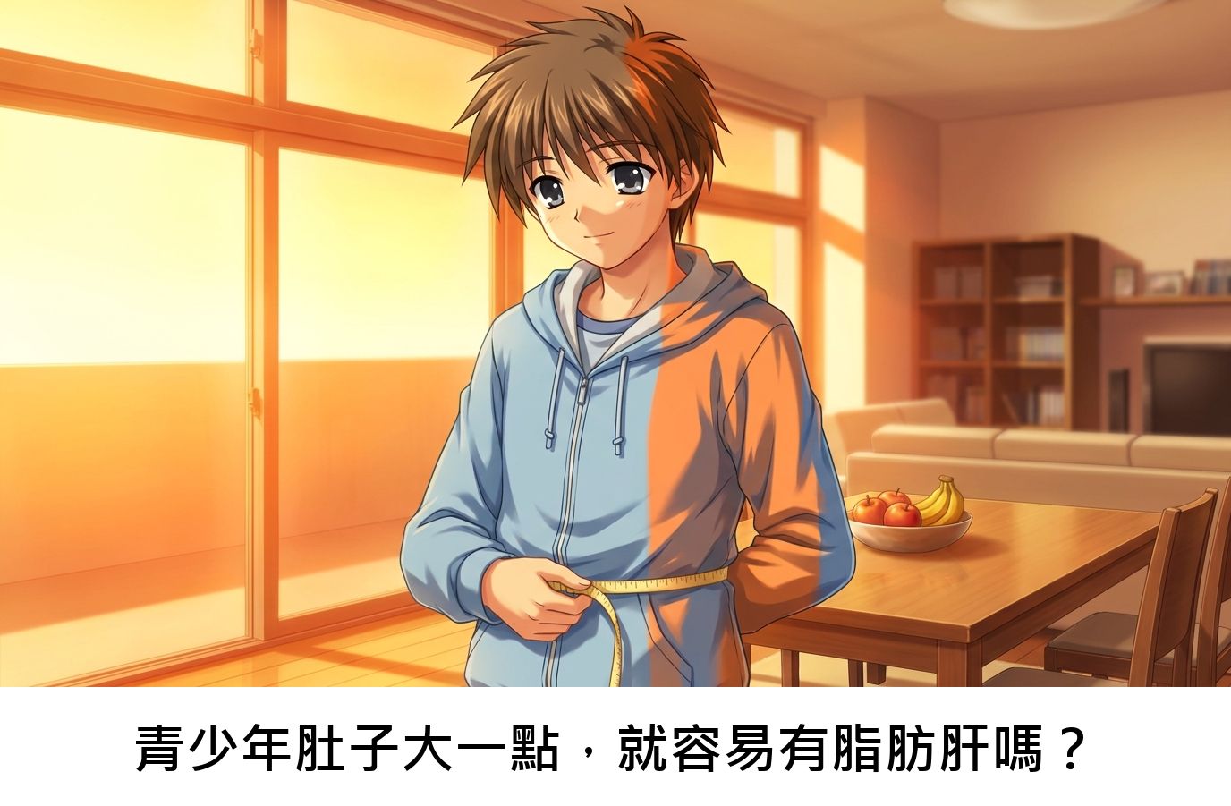 青少年肚子大一點,就容易有脂肪肝嗎?