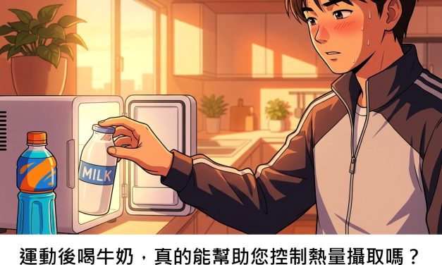 運動後喝牛奶，真的能幫助您控制熱量攝取嗎？