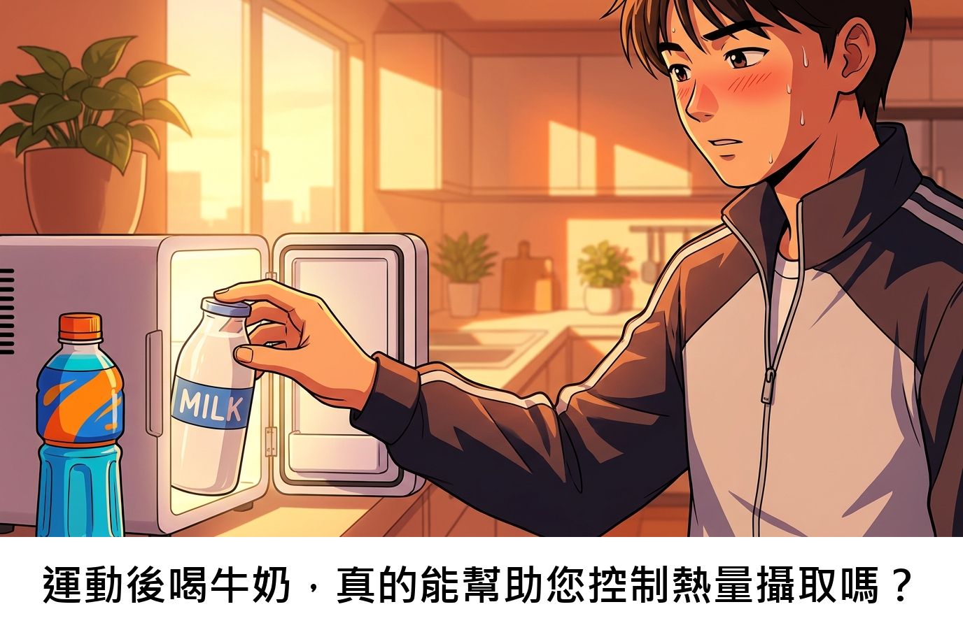 運動後喝牛奶,真的能幫助您控制熱量攝取嗎?