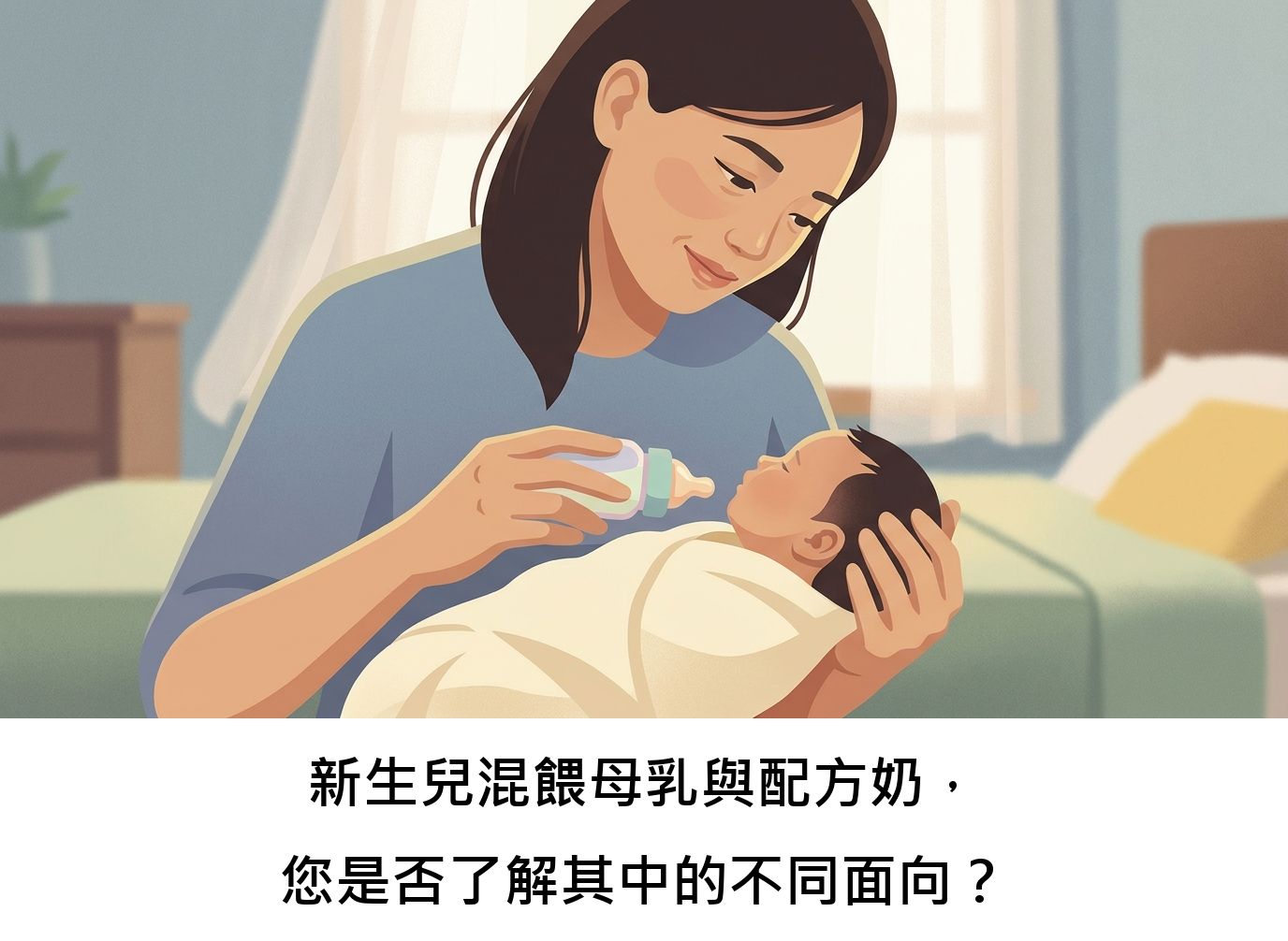 新生兒混餵母乳與配方奶,您是否了解其中的不同面向?