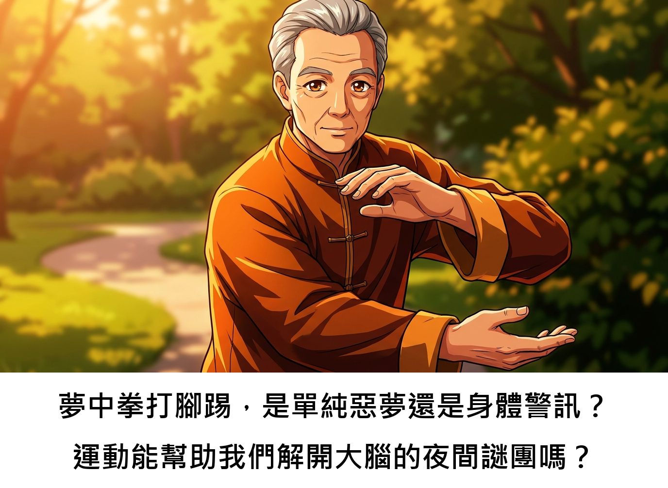 夢中拳打腳踢,是單純惡夢還是身體警訊?運動能幫助我們解開大腦的夜間謎團嗎?