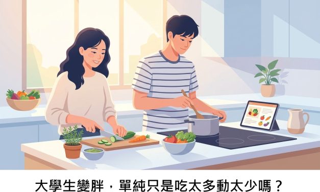 大學生變胖，單純只是吃太多動太少嗎？