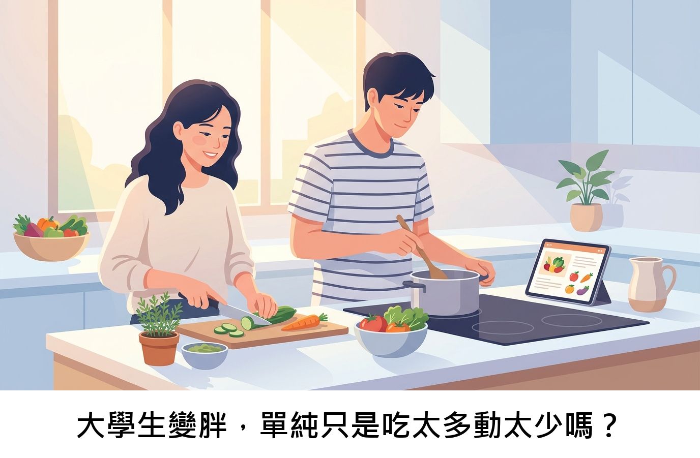 大學生變胖,單純只是吃太多動太少嗎?