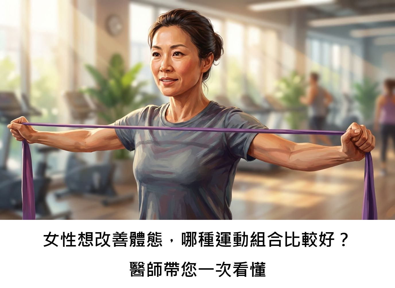 女性想改善體態,哪種運動組合比較好?醫師帶您一次看懂