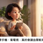 整天滑手機、看電視，真的會讓血壓較高嗎？
