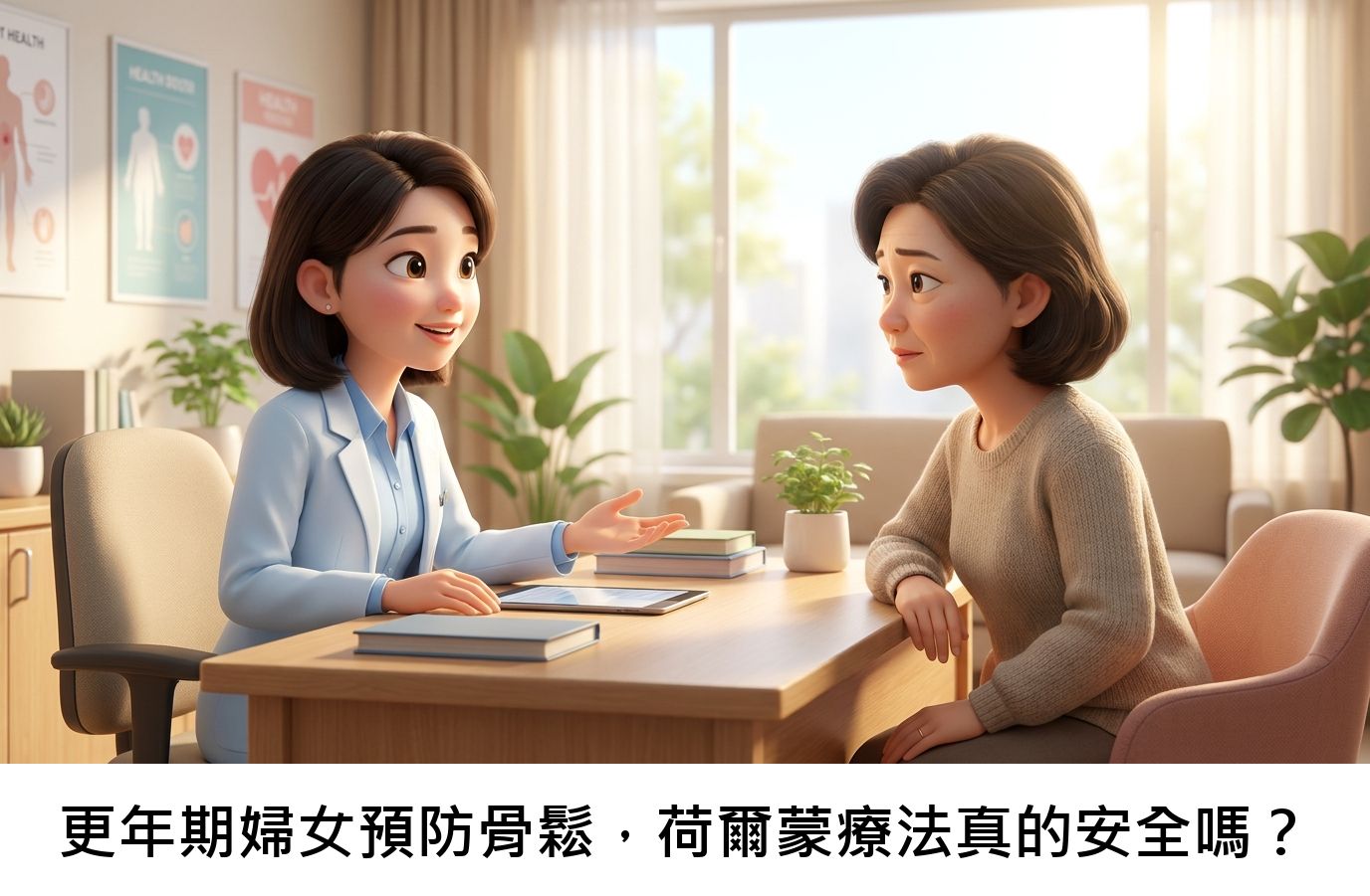 更年期婦女預防骨鬆，荷爾蒙療法真的安全嗎？