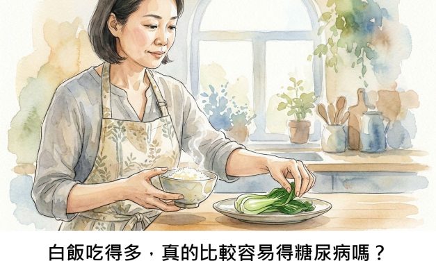 白飯吃得多，真的比較容易得糖尿病嗎？