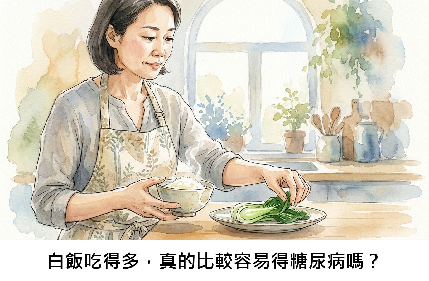 白飯吃得多，真的比較容易得糖尿病嗎？