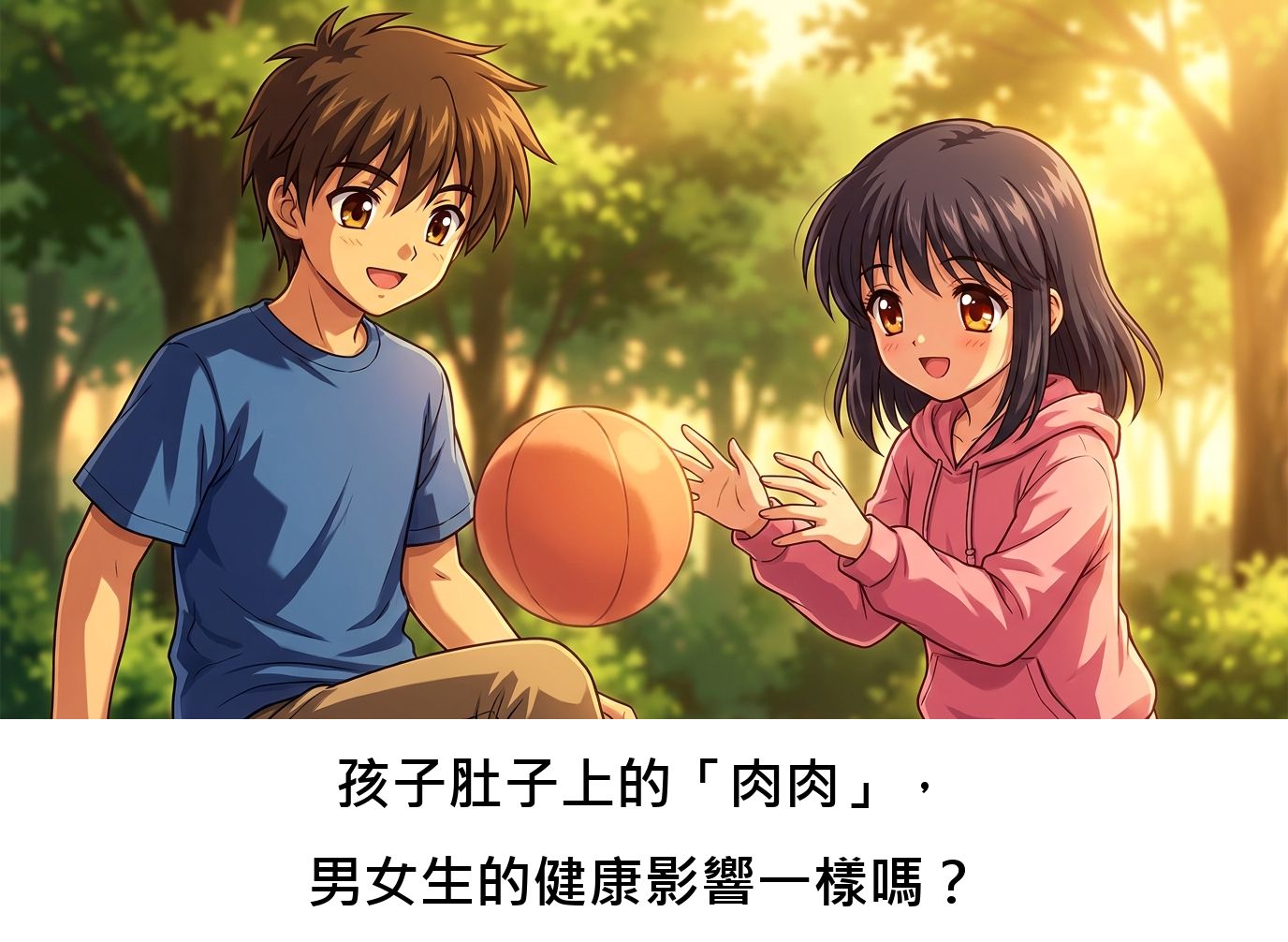 孩子肚子上的「肉肉」，男女生的健康影響一樣嗎？
