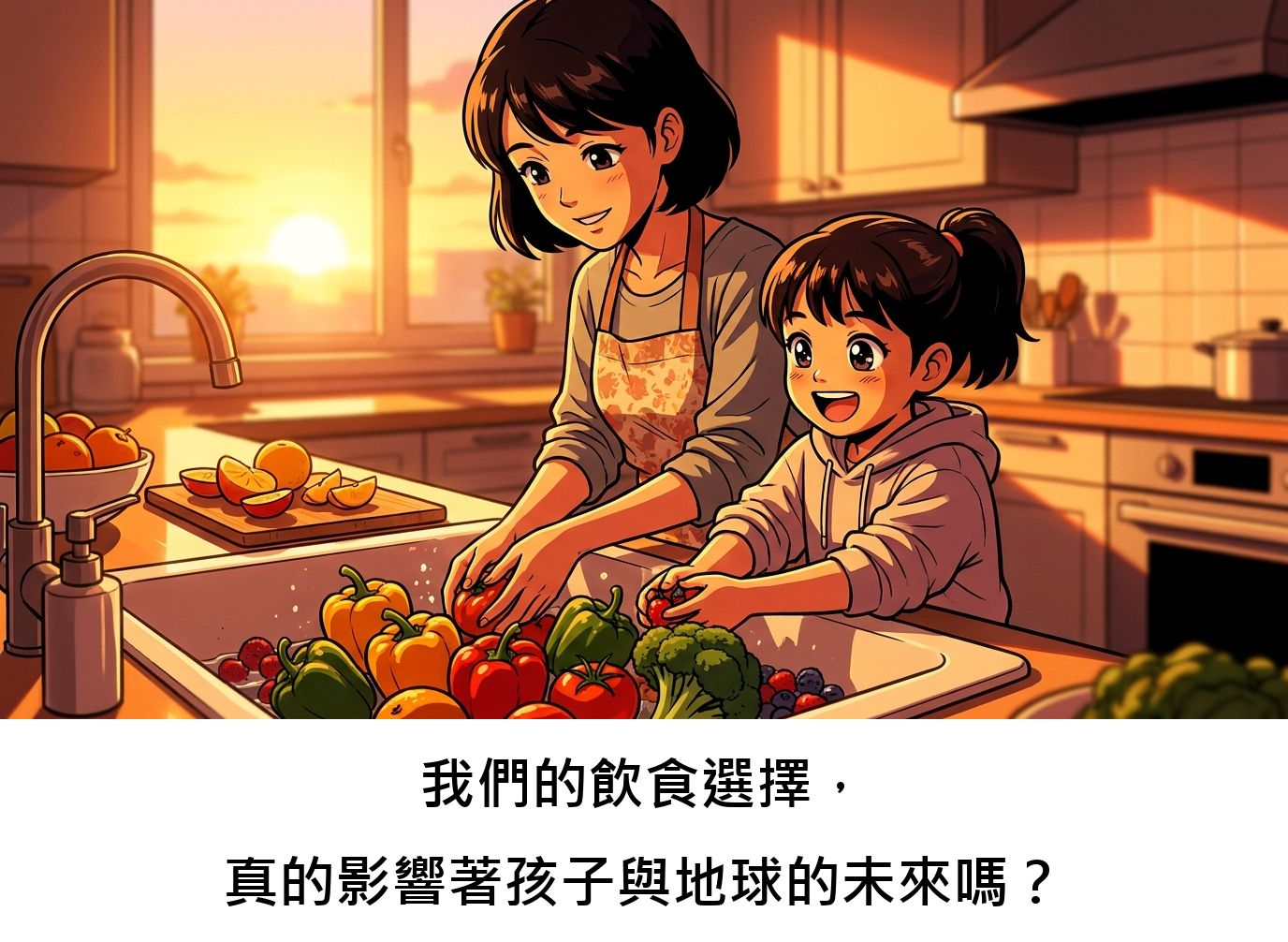 我們的飲食選擇，真的影響著孩子與地球的未來嗎？