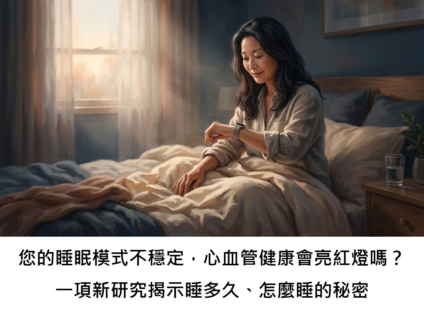 您的睡眠模式不穩定，心血管健康會亮紅燈嗎？一項新研究揭示睡多久、怎麼睡的秘密