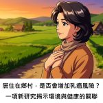 居住在鄉村，是否會增加乳癌風險？一項新研究揭示環境與健康的關聯