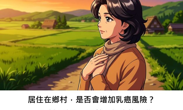 居住在鄉村，是否會增加乳癌風險？一項新研究揭示環境與健康的關聯
