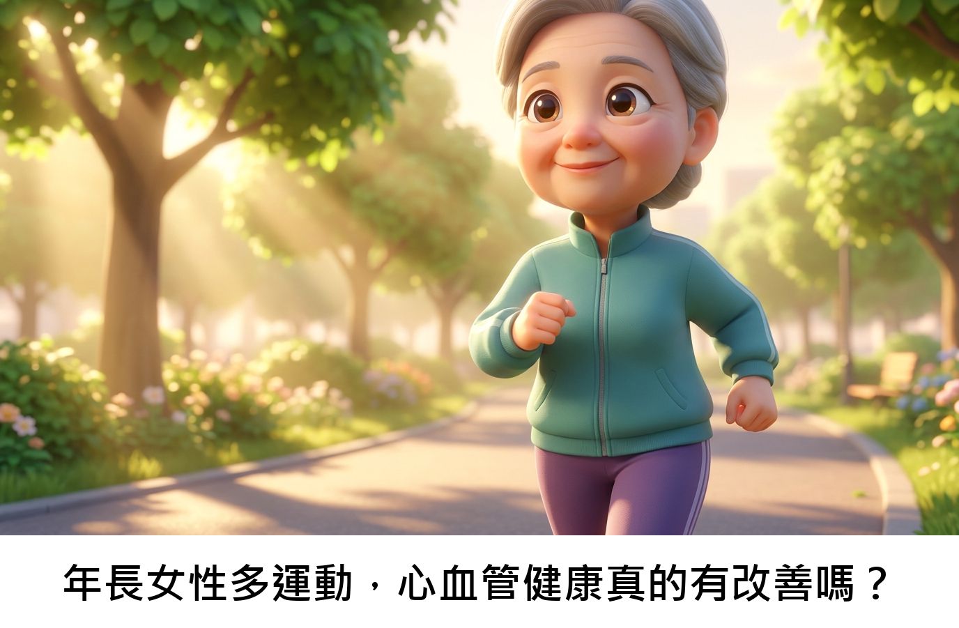 年長女性多運動，心血管健康真的有改善嗎？