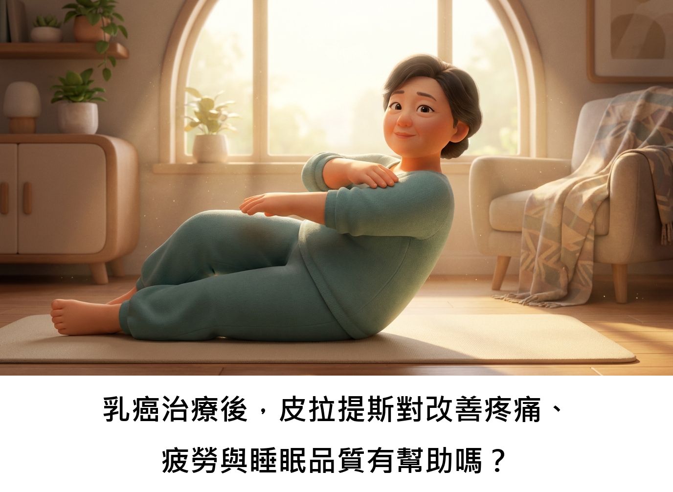 乳癌治療後,皮拉提斯對改善疼痛、疲勞與睡眠品質有幫助嗎?
