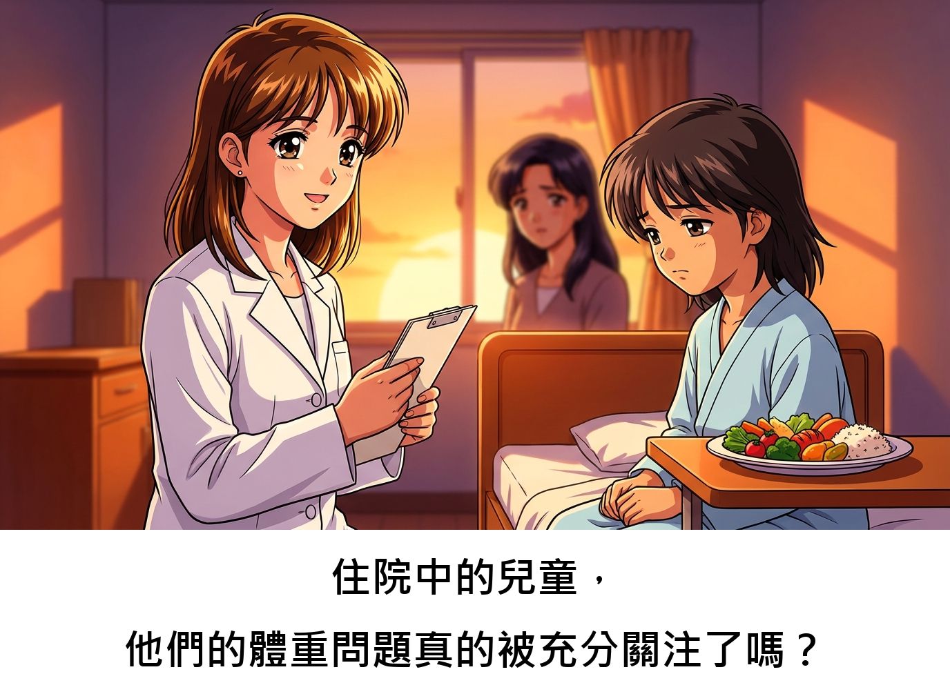 住院中的兒童，他們的體重問題真的被充分關注了嗎？