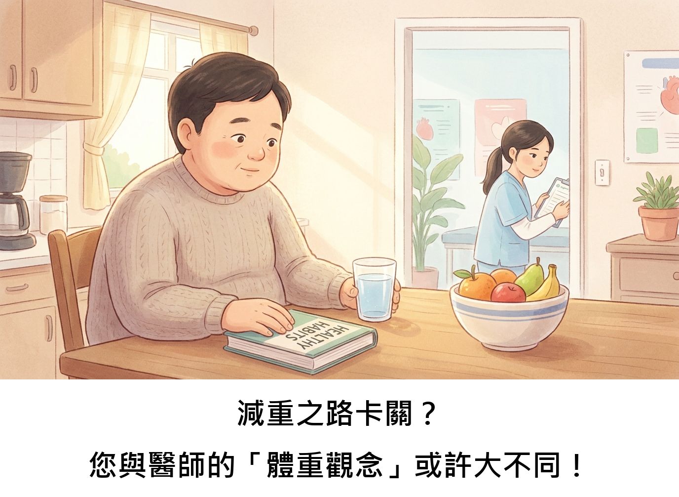 減重之路卡關?您與醫師的「體重觀念」或許大不同!